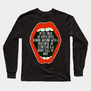 Mouth Long Sleeve T-Shirt